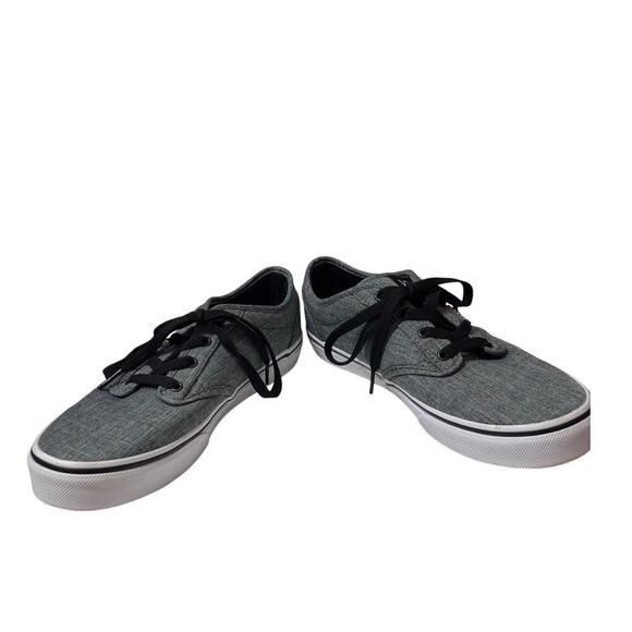 Vans Youth 6 Off The Wall Skateboard Lace Up Sneaker Gray - Picture 1 of 8